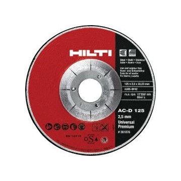 DISCO DE CORTE - AC-D 115 UP - 115 X 2.5 X 22.23