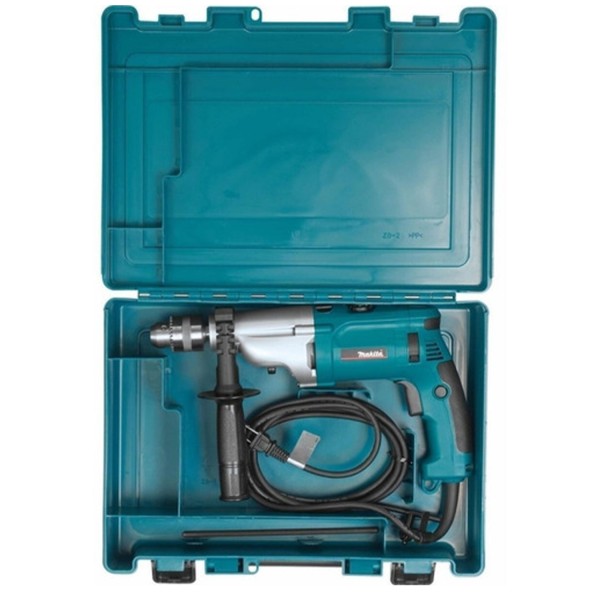 Taladro percutor atornillador eléctrico de 10mm Makita HP0300 con caja de  cartón 50Hzx60Hz