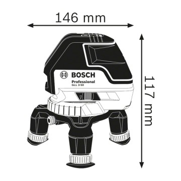 NIVEL LASER GLL 3-50 10 MTS BOSCH