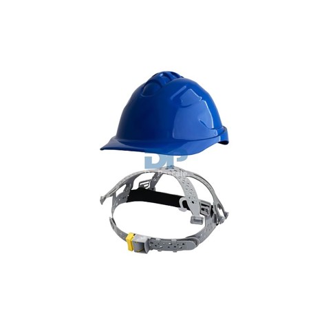 Casco De Seguridad Azul + Arnes Cremallera Dp