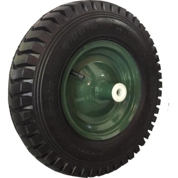 RUEDA NEUMATICA LLANTA CHAPA - BUJE TEFLON 400 X 8 - 16 MM DEPER