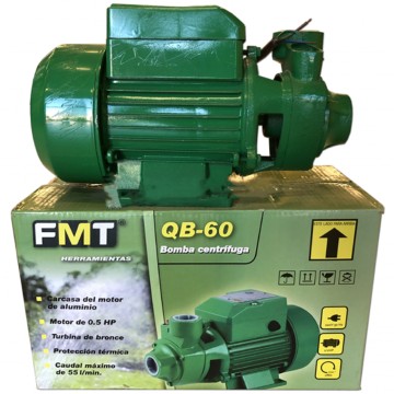 ELECTROBOMBA QB 60 - PERIFERICA 1/2 HP - 35 L/M FMT