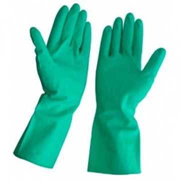 GUANTE NITRILO VERDE TALLE 9 - L - STEELPRO