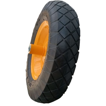 RUEDA NEUMATICA LLANTA CHAPA - BUJE BOLILLA 400 X 8 - 16 MM DEPER