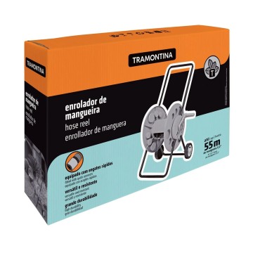 ENROLLADOR DE MANGUERA C/RUEDAS 55 MTS-1/2 TRAMON