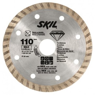 DISCO DIAMANTADO TURBO 110MM - SKIL