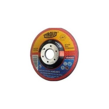 DISCO DE DESBASTE  CENTRO DEPRIMIDO 230X7.0X22.2 TYROLIT