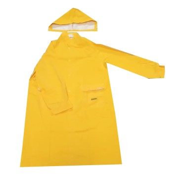 CAPA DE LLUVIA PVC AMARILLO TALLE L DE PASCALE