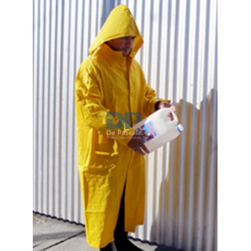 CAPA DE LLUVIA PVC AMARILLO TALLE L DE PASCALE