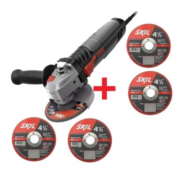 AMOLADORA ANGULAR - 9004 + 5 DISCOS - Ø 4.5 - 830W - SKIL