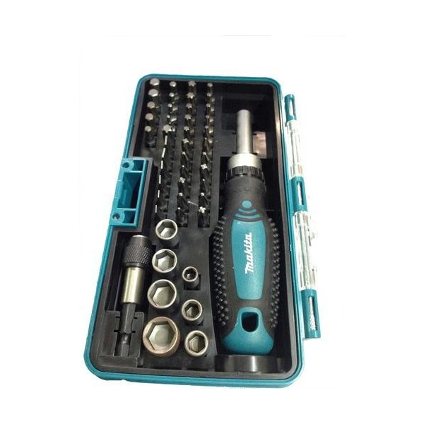 SET DE PUNTAS DE ATORNILLAR + ATORNILLADOR 47 PZS MAKITA SET DE PUNTAS DE ATORNILLAR + ATORNILLADOR 47 PZS MAKITA