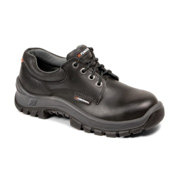 ZAPATO PRUSIANO IRON - CUERO BOX NEGRO TALLE 41 - C/ PUNTERA FUNCIONAL