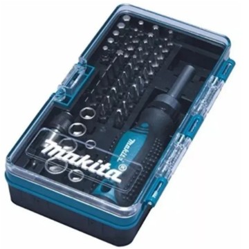 SET DE PUNTAS DE ATORNILLAR + ATORNILLADOR 47 PZS MAKITA