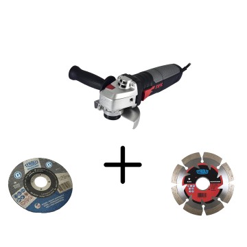 AMOLADORA ANGULAR - 9004 + DISC DIAMANTADO Y CORTE