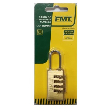 CANDADO - COMBINACIONX4 - 20 MM - FMT HERRAMIENTAS