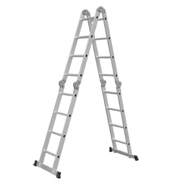 ESCALERA ALUMINIO ARTICULADA 4 TRAMOS - 7 POS. 16 ESC. FMT