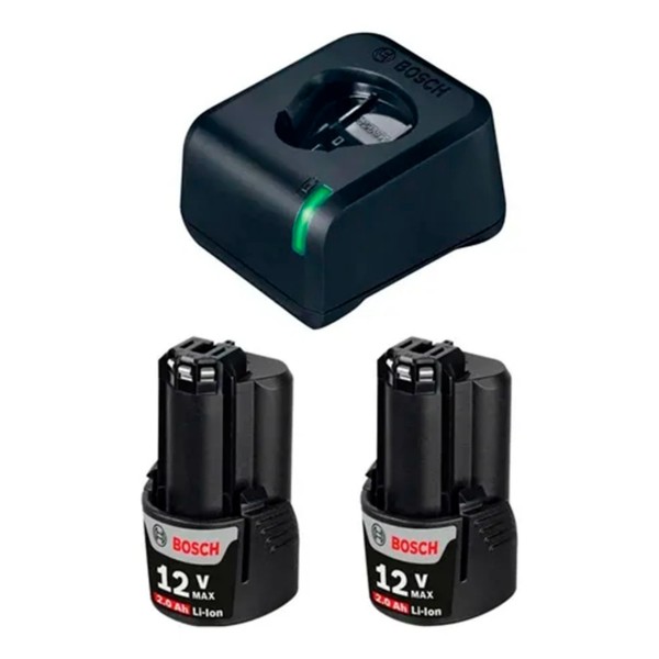 KIT BATERIAS Y CARGADOR - GAL 12V-20 + 2 GBA 12V - BOSCH KIT BATERIAS Y CARGADOR - GAL 12V-20 + 2 GBA 12V - BOSCH