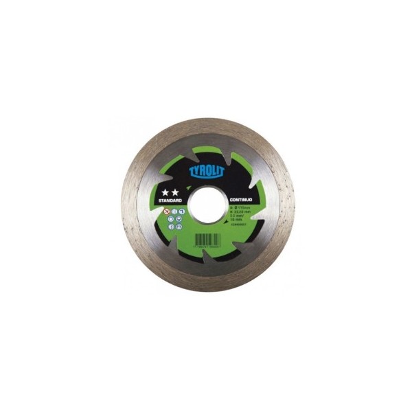 DISCO DIAMANTADO CONTINUO 180 X 22.2 X 10 MM TYROLIT DISCO DIAMANTADO CONTINUO 180 X 22.2 X 10 MM TYROLIT