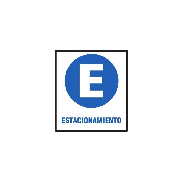 CARTEL ESTACIONAMIENTO 40 X 45 BM CARTEL ESTACIONAMIENTO 40 X 45 BM