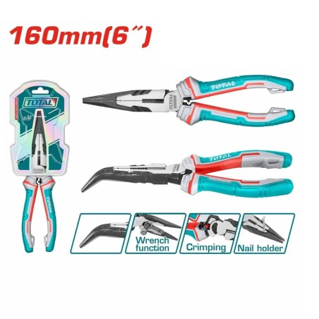 Pinza Punta Curva 6 - 160Mm Total