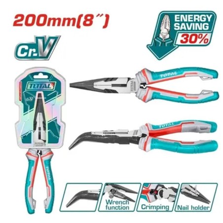 Pinza Punta Curva 8 - 200Mm Total