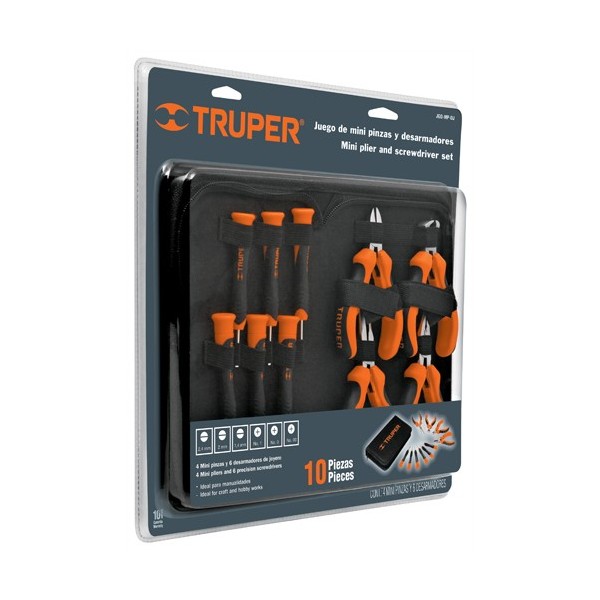 JUEGO PINZAS - JGO-MP-DJ - 18200 - 10 PIEZAS - TRUPER JUEGO PINZAS - JGO-MP-DJ - 18200 - 10 PIEZAS - TRUPER