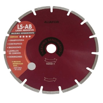 DISCO DIAMANTADO  LS AB MAXIMO RENDIMIENTO 6 ALIAFOR DISCO DIAMANTADO  LS AB MAXIMO RENDIMIENTO 6 ALIAFOR