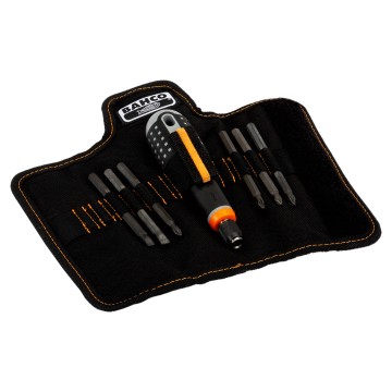 SET - DESTORNILLADOR - PUNTAS INTERCAMBIABLES - 1/4 - 6  PIEZAS