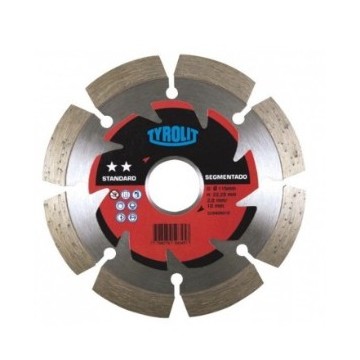 DISCO DIAMANTADO SEGMENTADO 4.5 X 10 MM TYROLIT