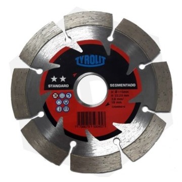 DISCO DIAMANTADO SEGMENTADO 230 X 22.2 X 10 MM TYROLIT