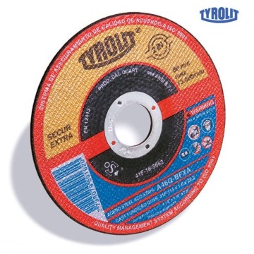 DISCO DE CORTE  CENTRO DEPRIMIDO 114X3.2X22.2 TYROLIT