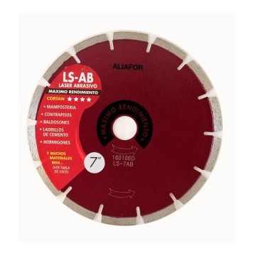 DISCO DIAMANTADO  LS AB MAXIMO RENDIMIENTO 6 ALIAFOR