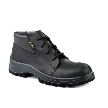 BOTIN PRUSIANO  CUERO BOX NEGRO C/ PUNT.T36/46