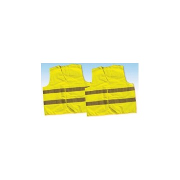 CHALECO BANDA REFLECTIVA FLUO T/ EUROPEO - AMARILLO DE PASCALE