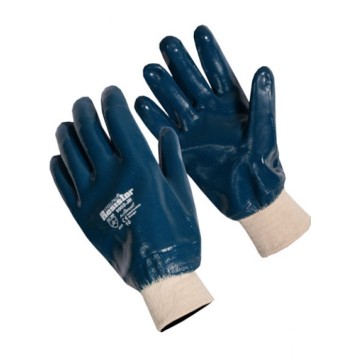 GUANTE NITRILO PUÑO TEJIDO BAÑO COMPL. VICSA