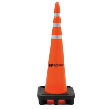 CONO TRANSPORTE - C/ REFLECTIVO 70 CM - 3 KG CONOFLEX