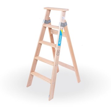 ESCALERA FAMILIAR DOBLE PINO NACIONAL 03 ESCALONES - 0.70 METROS ALPIN