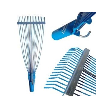 RASTRILLO BARREHOJAS ART. 127  - METALICO CON CABO TOTH