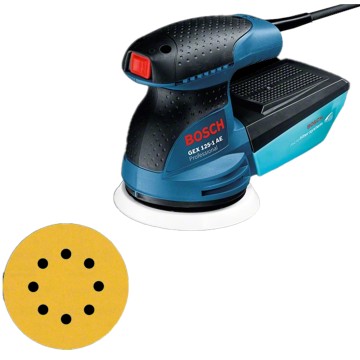 LIJADORA ORBITAL EXCENTRICA GEX 125 mm - 250 W BOSCH