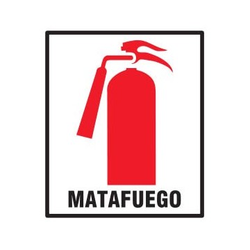 CARTEL MATAFUEGO 32 X 45 BM