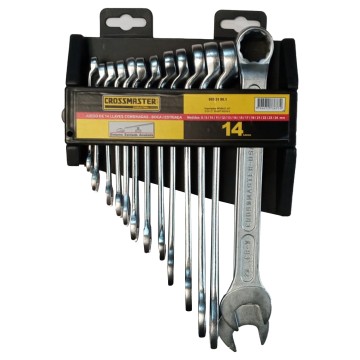 JUEGO LLAVES COMBINADAS 14 PZAS 8 A 24 MM CROSSMAN
