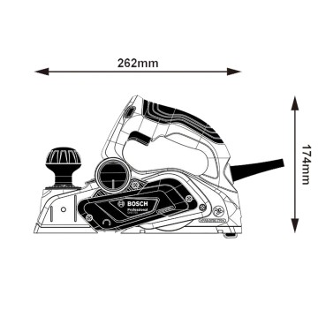 CEPILLO ELECTRICO - GHO 700 - 700W - BOSCH