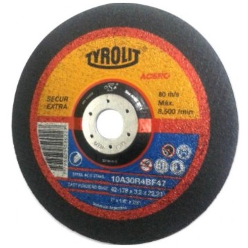 DISCO DE CORTE  CENTRO DEPRIMIDO - INOX 114X3.0X22.2 TYROLIT