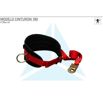 CINTURON LINIERO 2 PUNTOS DE ANCLAJE C/ CABO DE VIDA ESLINGAR