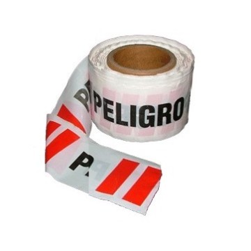 CINTA DEMARCATORIA PELIGRO 200 METROS BI PACK