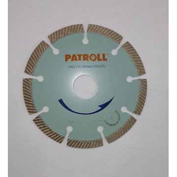 DISCO DIAMANTADO - TURBO SEGMENTADO - PTS-4.5 - 4.5 - PATROLL