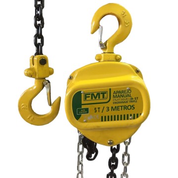 APAREJO  A CADENA 5000 KG - 3MTS DE ALZADA FMT