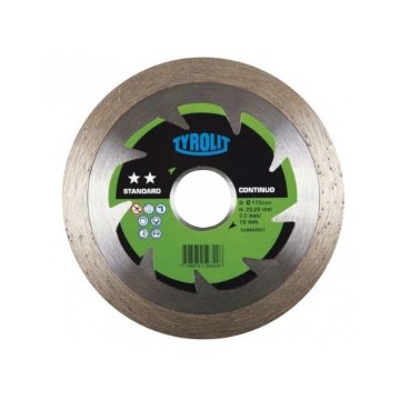 DISCO DIAMANTADO CONTINUO 180 X 22.2 X 10 MM TYROLIT
