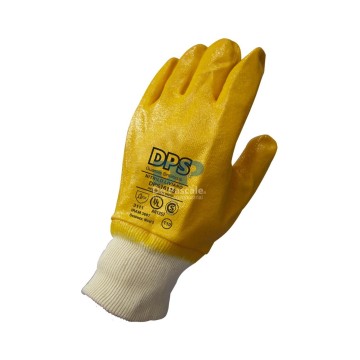 GUANTE NITRILO AMARILLO - BAÑO COMPLETO PUÑO TEJIDO DE PASCALE