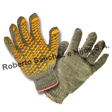 GUANTE ALGODON MOTEADO SUPER PESADO VERDE - CRISS CROSS KLEBER
